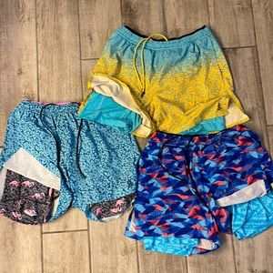 3 Chubbies Ultimate Training Shorts - Size M - 5.5” inseam